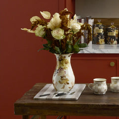 Wild Rose Slate Tall Vase