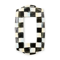 Courtly Check Single Rocker Switch Plate