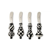 Rosy Check Party Spreaders, Set of 4