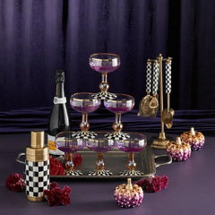 Courtly Check Coupe Glass