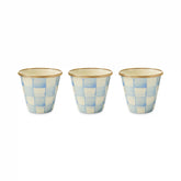 Courtly Check Herb Pots, Set of 3