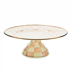 Sky Check Large Pedestal Platter