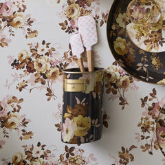 White Flower Market Utensil Holder