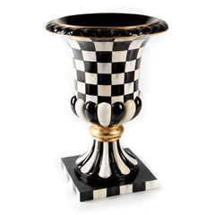 Courtly Stripe Tabletop Urn