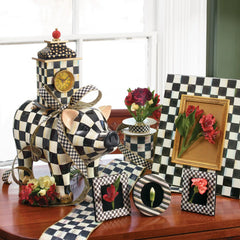 Royal Check Desk Clock