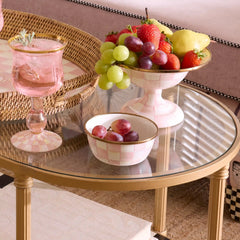 Wild Rose Mauve Pinch Bowl