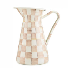 Mocha Check Large Practical Pitcher
