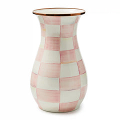 Sky Check Tall Vase