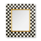 Sterling Check Enamel Wall Mirror