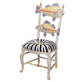 Freckle Fish Chair - Black & White Seat