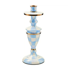 Emerald Check Medium Candlestick