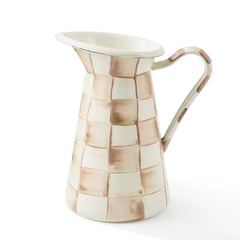 Mocha Check Large Practical Pitcher