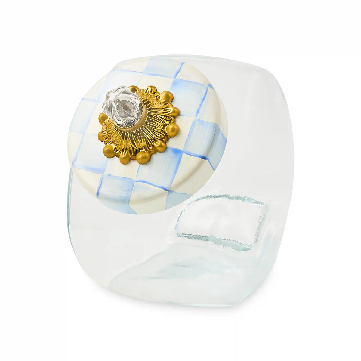 Sweets Jar with Sterling Check Lid