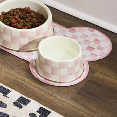Sterling Check Medium Pet Dish