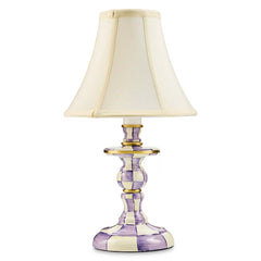Royal Check Candlestick Lamp