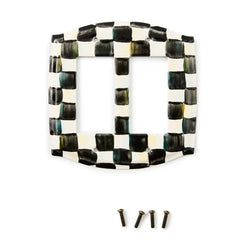 Courtly Check Double Rocker Switch Plate