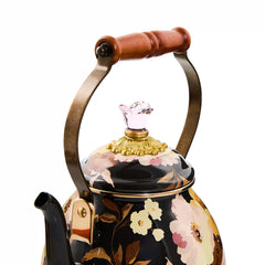 Wild Rose Mauve 2 Quart Tea Kettle