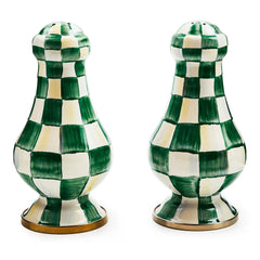 Sky Check Salt & Pepper Shakers