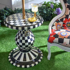 Outdoor Rosy Umbrella Stand Side Table