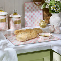 Emerald Check Relish Dish