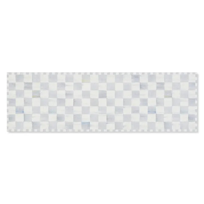 Sterling Checkered 2'6" x 8' Washable Runner