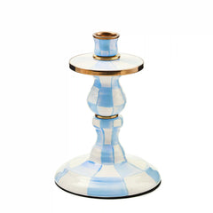 Violet Check Medium Candlestick