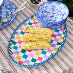 Jamboree Melamine Oval Platter