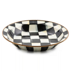 Mocha Check Pie Plate