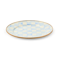 Sky Check Dinner Plate