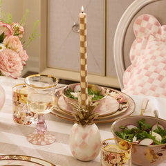Rosy Pineapple Candle Holder