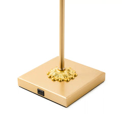 Emerald Check LED Rechargeable Cafe Table Lamp