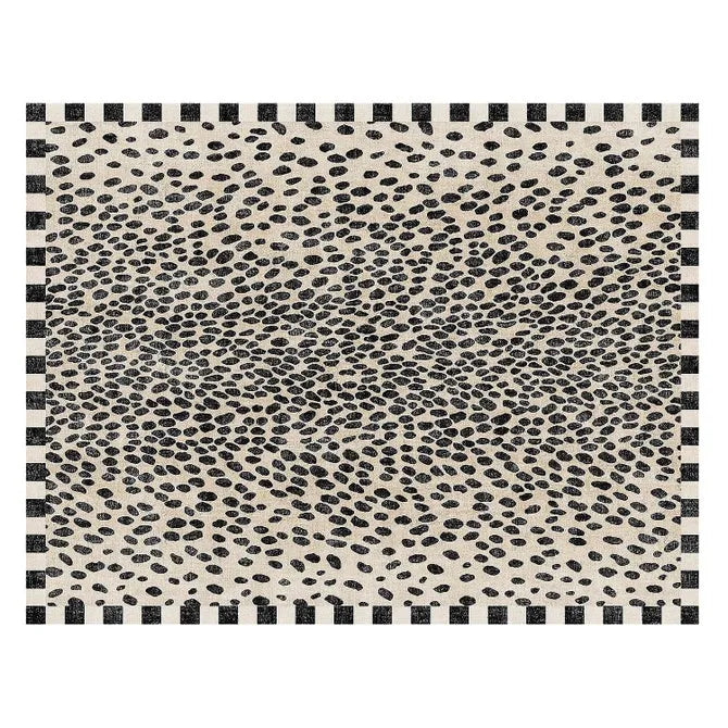 Snow Leopard 8' x 10' Washable Rug
