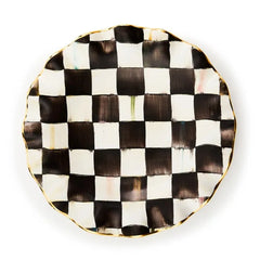 Courtly Check Ceramic Fluted Dinner Plate