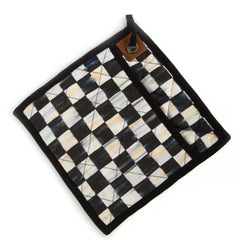 Mocha Check Potholder