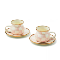Courtly Check Espresso Cup & Saucer Set