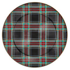 Tartan Mocha Serving Platter