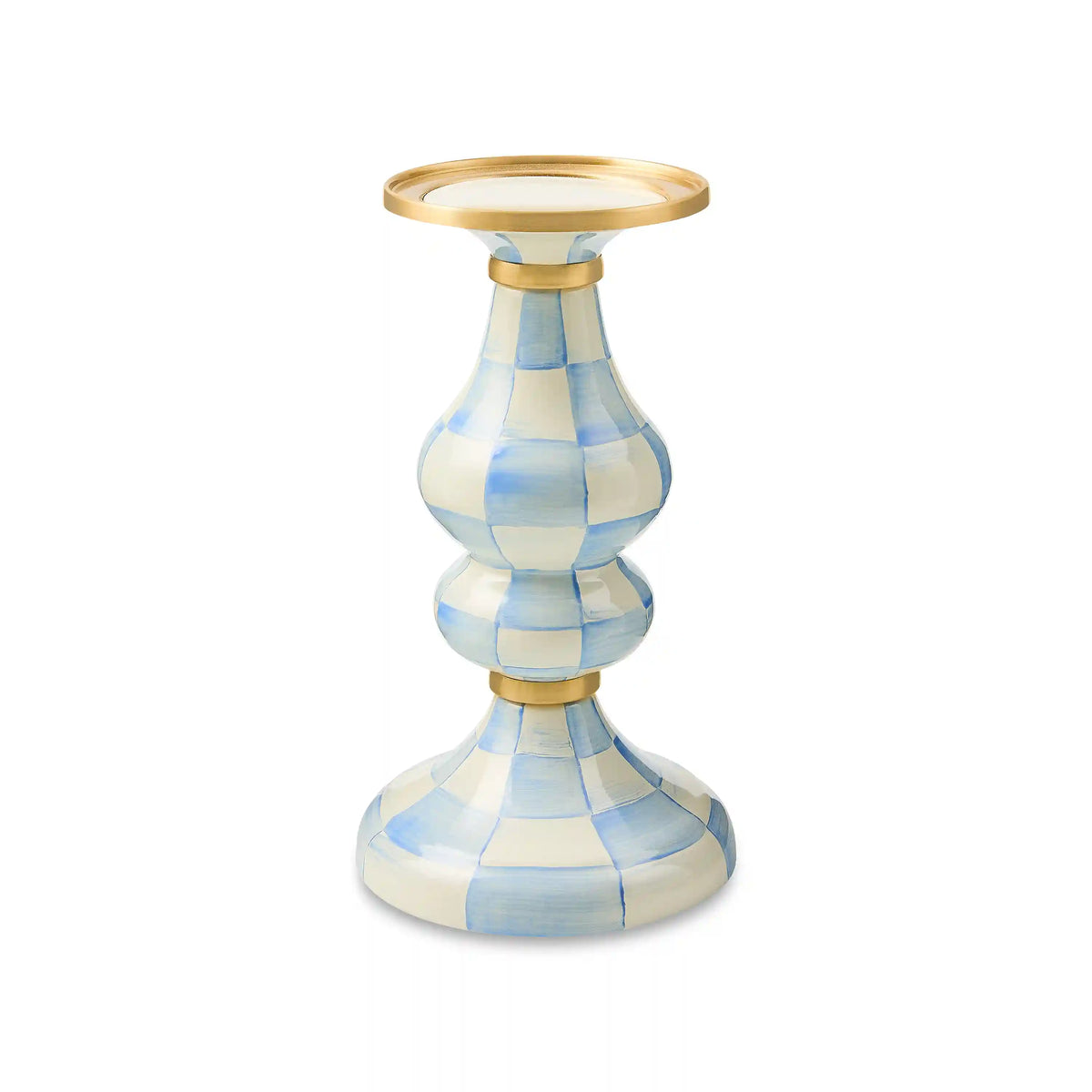 Rosy Check Large Pillar Candlestick