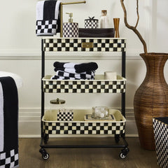Courtly Check 2-Tier Kitchen Cart