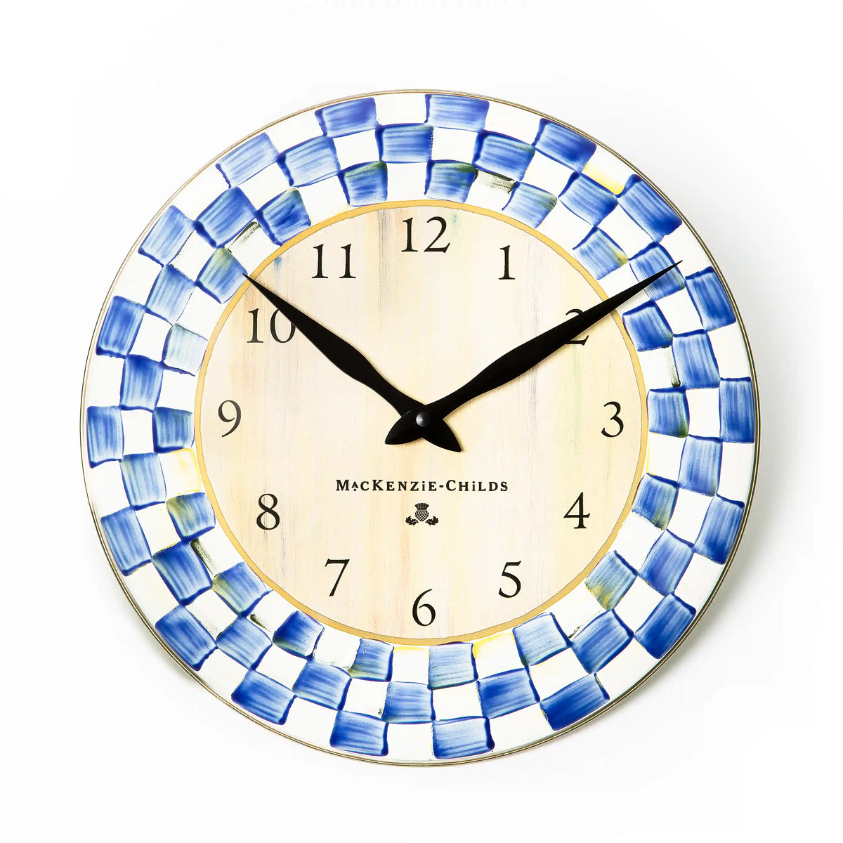 Sterling Check Wall Clock