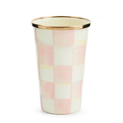 Mocha Check 10 Ounce Tumbler