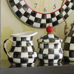 Emerald Check Creamer