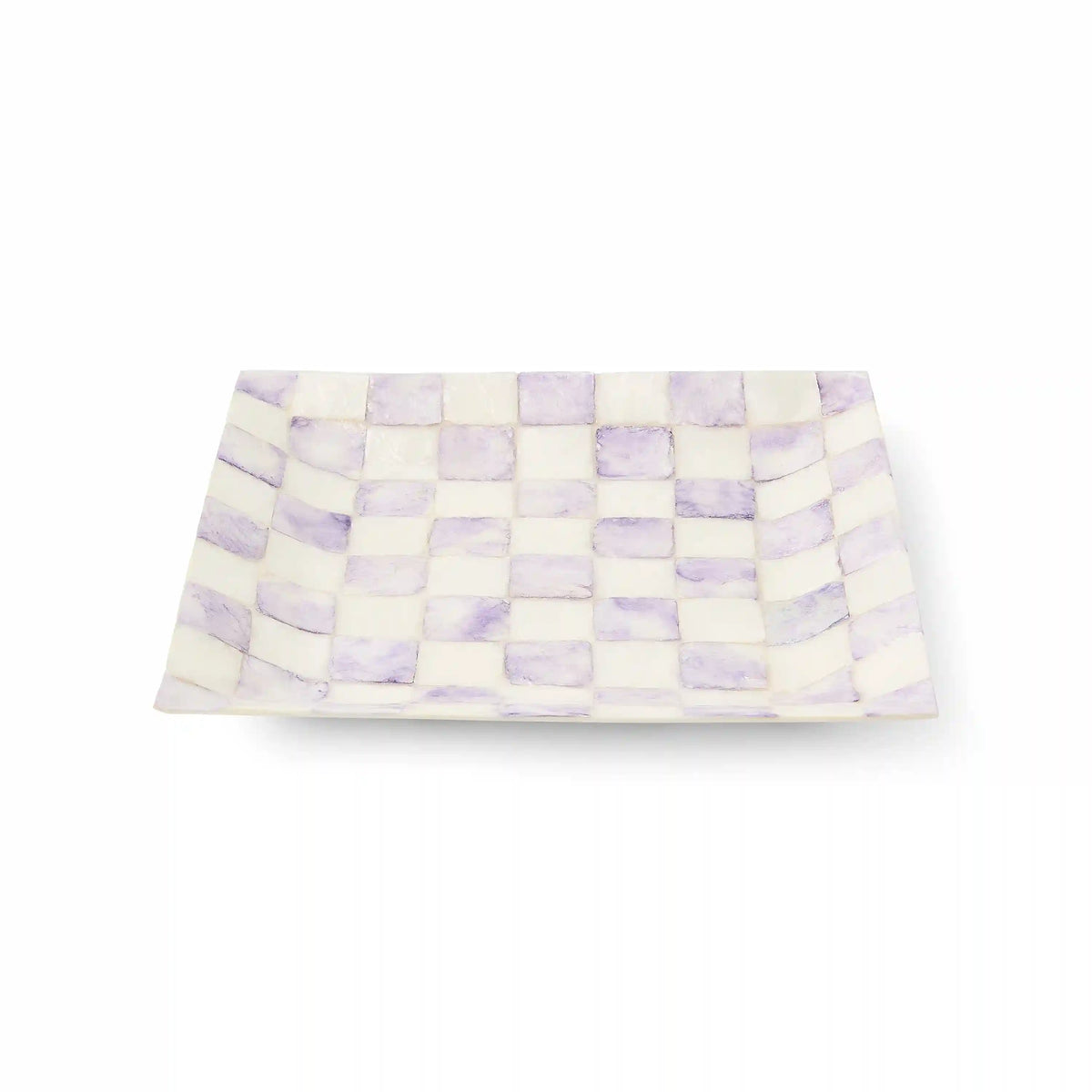 Rosy Check Capiz Catchall Tray